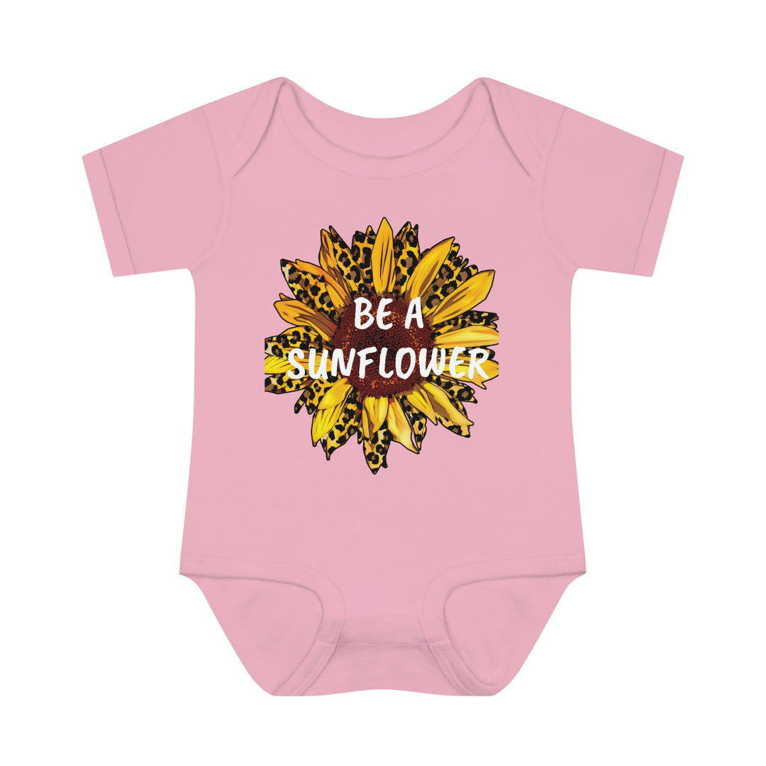 BE A SUNFLOWER-Infant Baby Rib Bodysuit