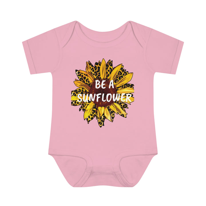 BE A SUNFLOWER-Infant Baby Rib Bodysuit