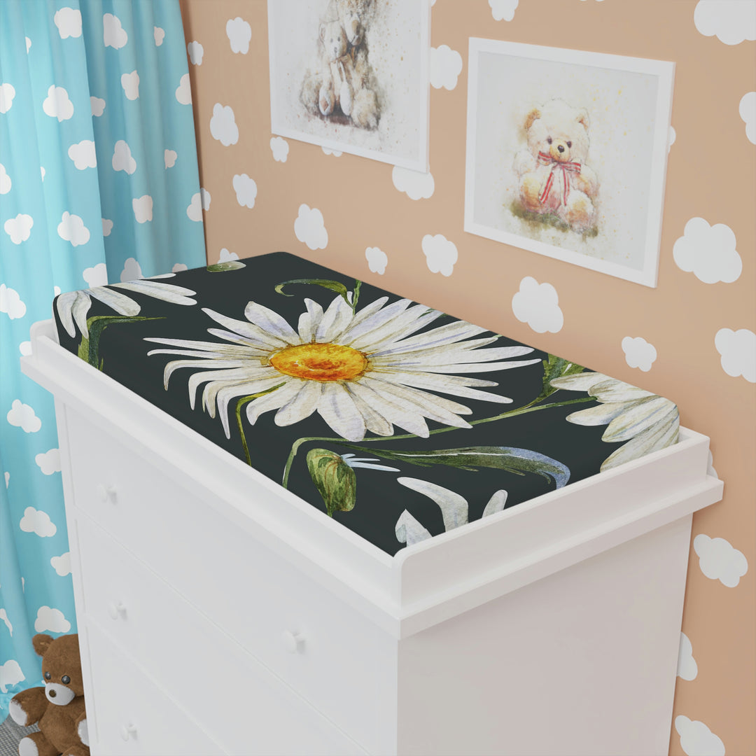 sunflower-Baby Changing Pad Cover