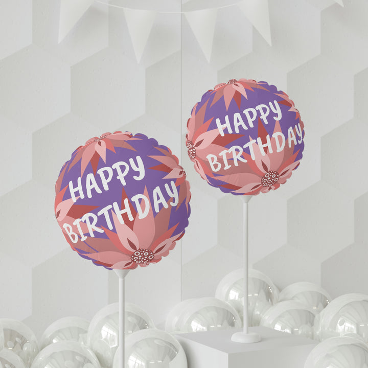 HAPPY BIRTHDAY-Balloon (Round and Heart-shaped), 11"