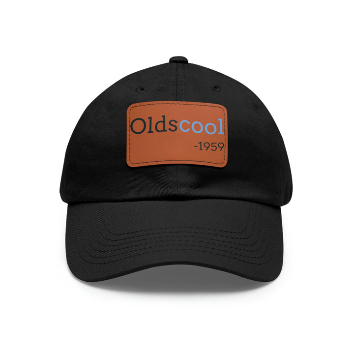 old cool Dad Hat with Leather Patch (Rectangle)