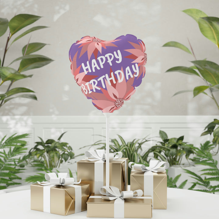 HAPPY BIRTHDAY-Balloon (Round and Heart-shaped), 11"