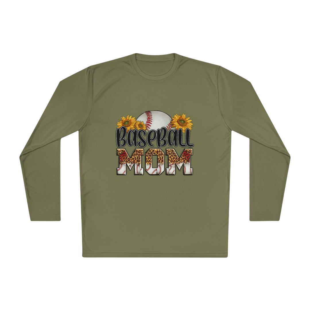 BASEBALL-MOM-Unisex Lightweight Long Sleeve Tee