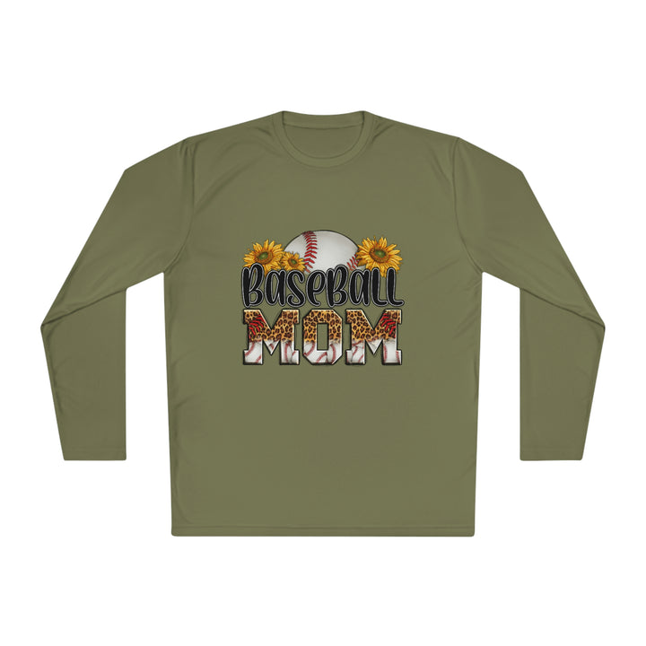 BASEBALL-MOM-Unisex Lightweight Long Sleeve Tee