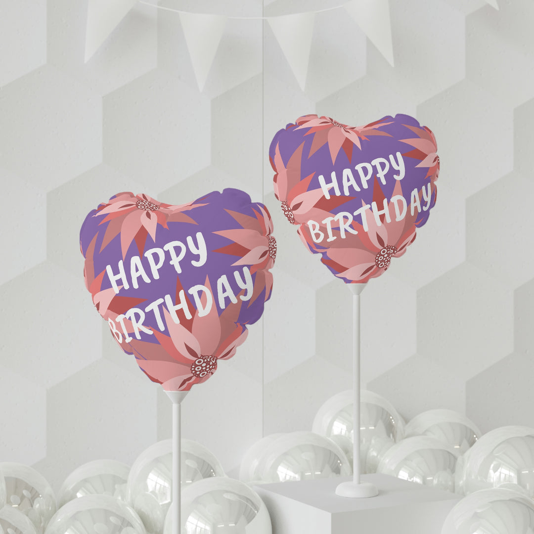 HAPPY BIRTHDAY-Balloon (Round and Heart-shaped), 11"