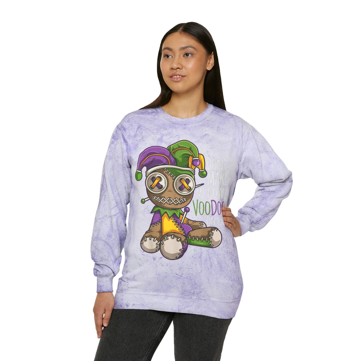 VOODOO-Unisex Color Blast Crewneck Sweatshirt