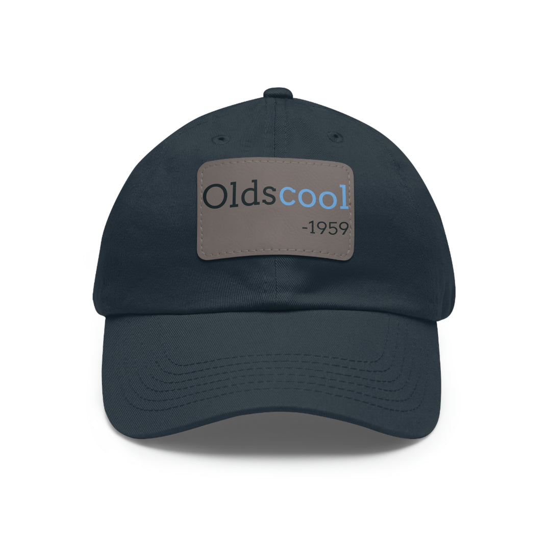 old cool Dad Hat with Leather Patch (Rectangle)