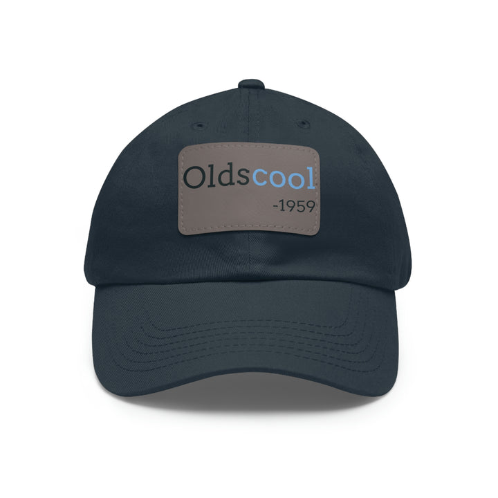 old cool Dad Hat with Leather Patch (Rectangle)