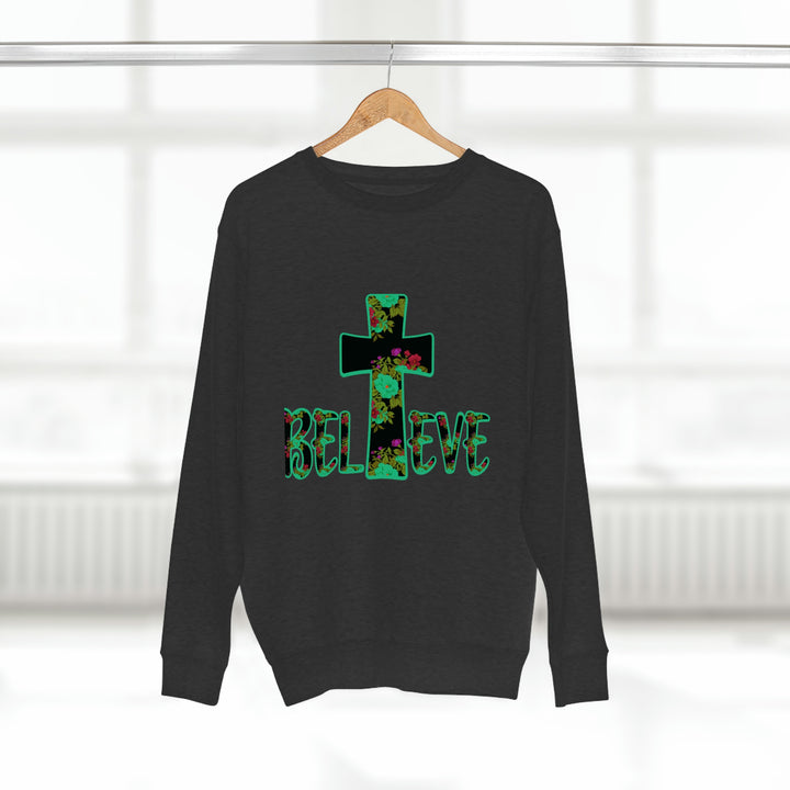 BELIEVE-Unisex Premium Crewneck Sweatshirt