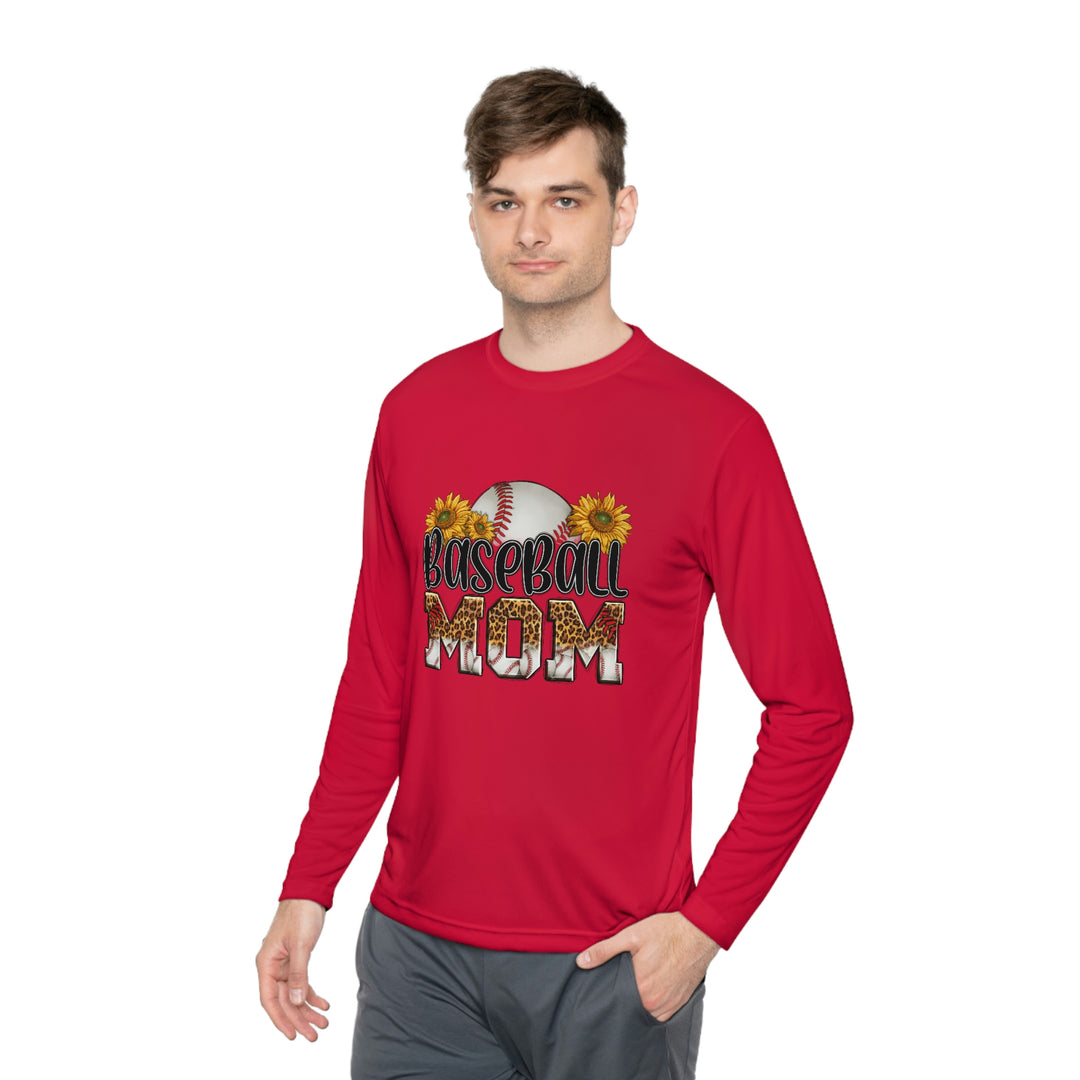 BASEBALL-MOM-Unisex Lightweight Long Sleeve Tee