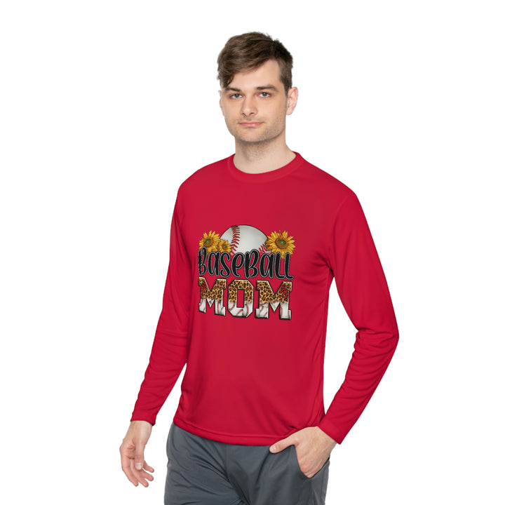 BASEBALL-MOM-Unisex Lightweight Long Sleeve Tee