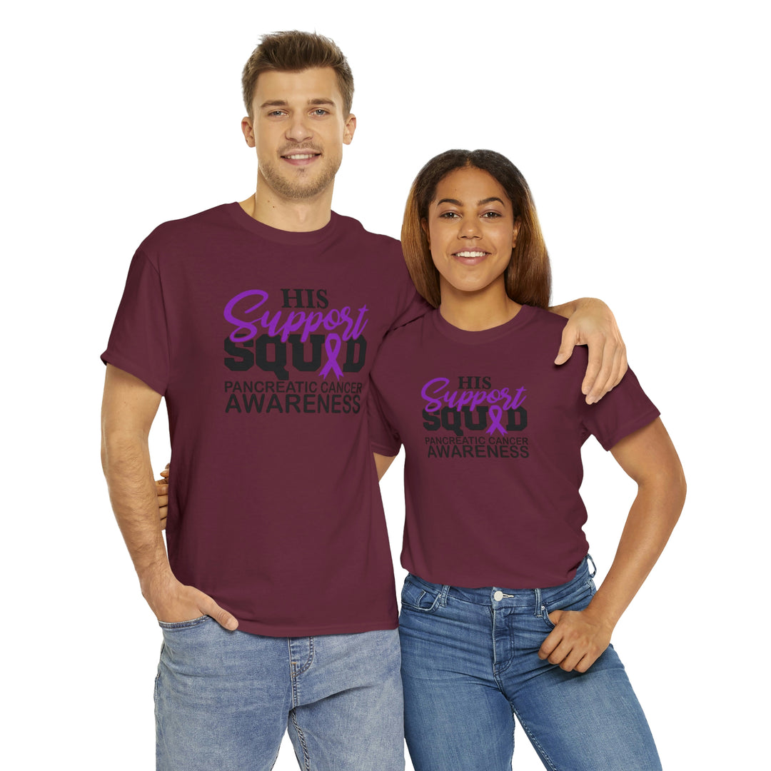 His Suppoprt Squad-Unisex Heavy Cotton Tee