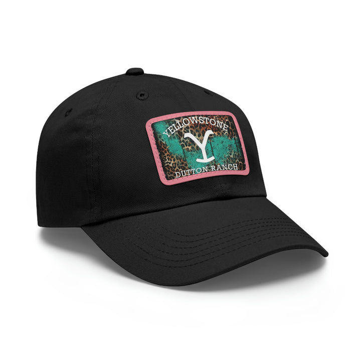 yellowstone-Dad Hat with Leather Patch