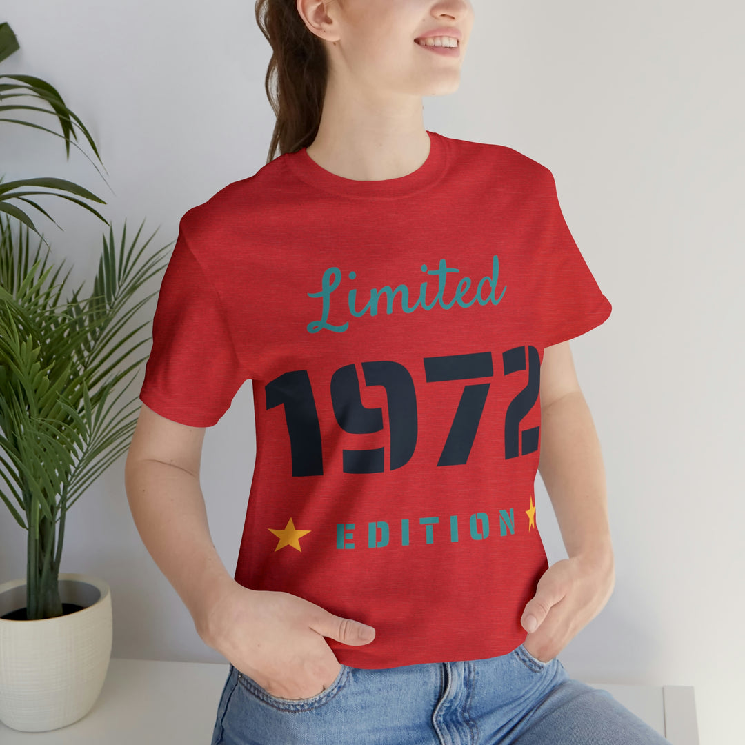 1972 limited edition Unisex Jersey Short Sleeve Tee