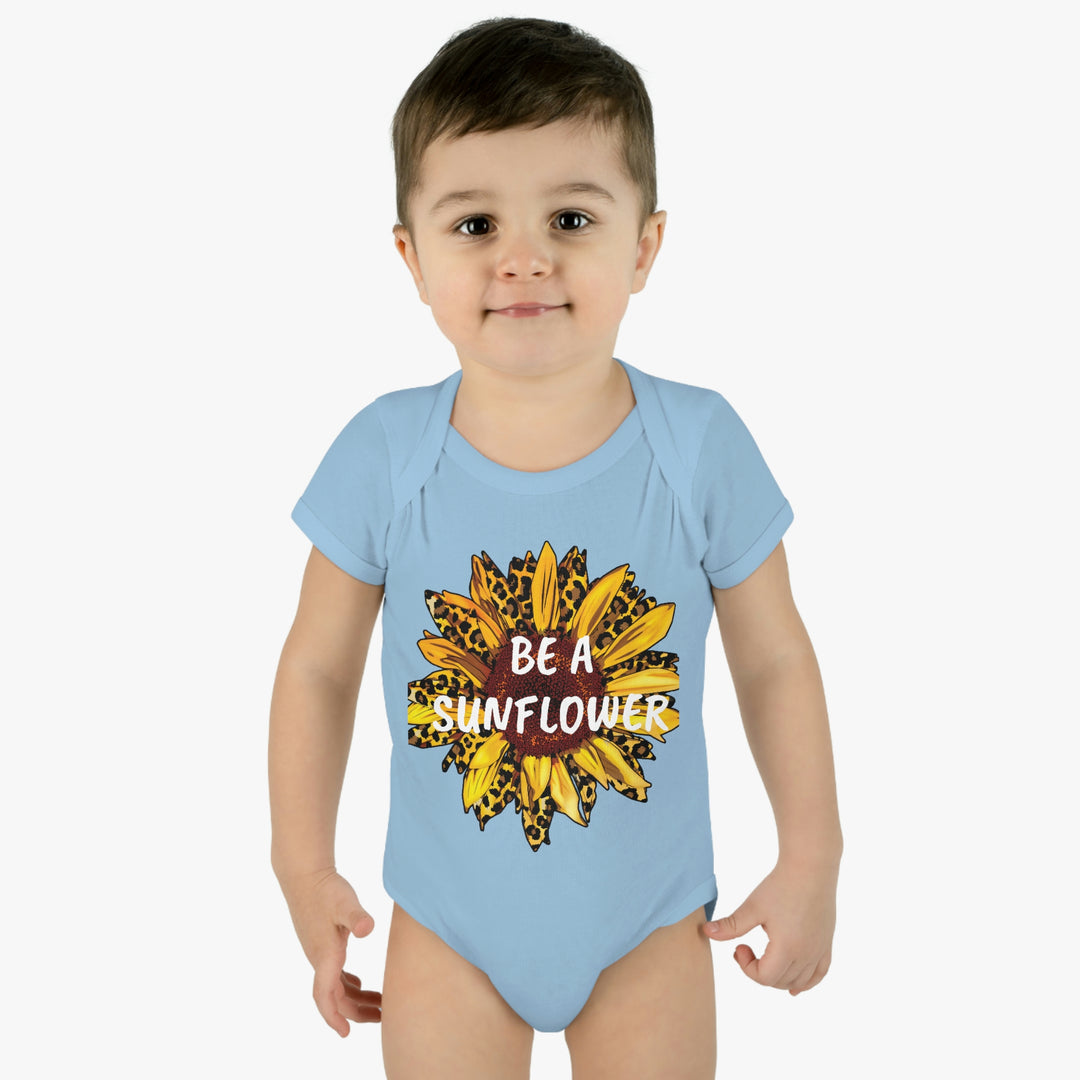 BE A SUNFLOWER-Infant Baby Rib Bodysuit