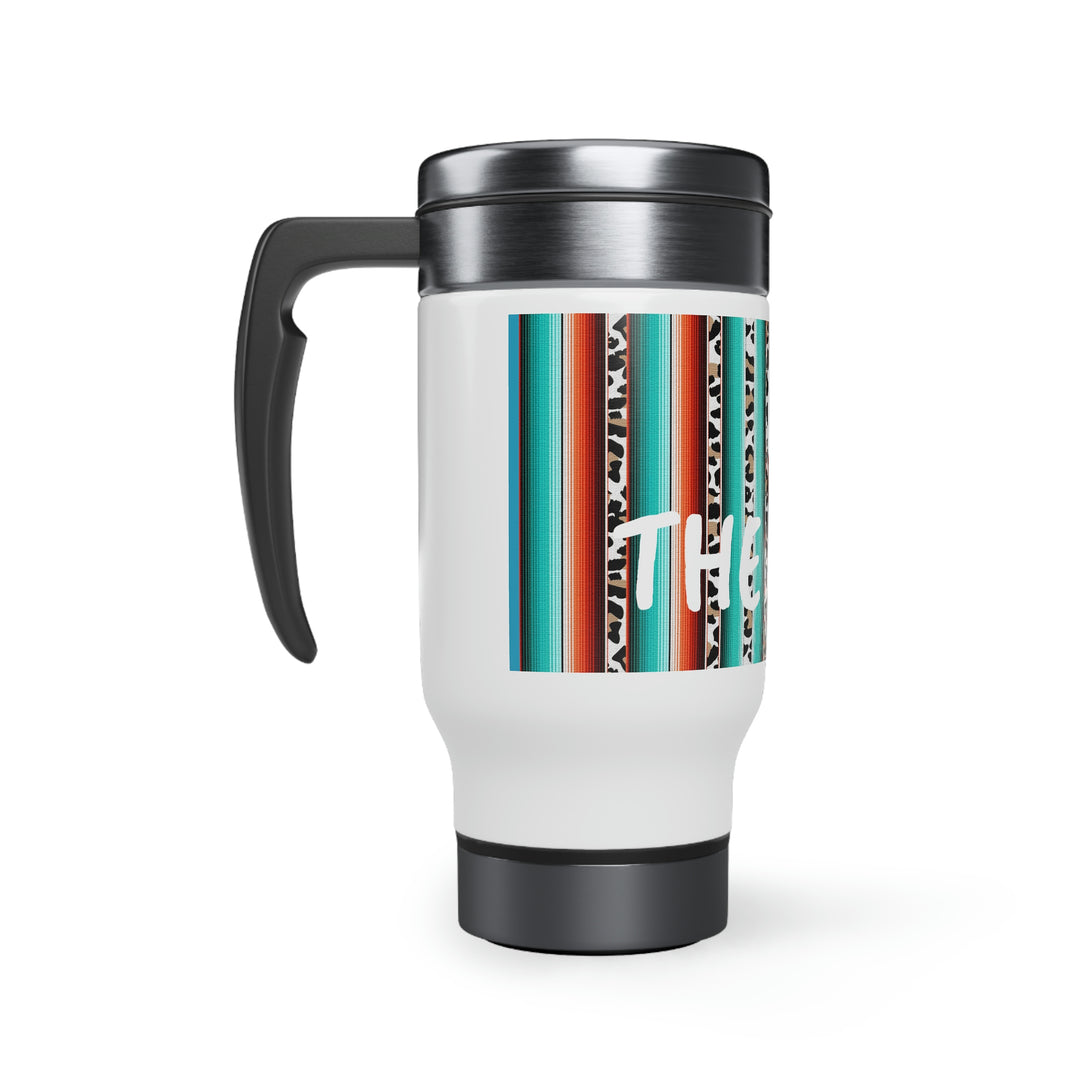 BE THE LIGHT-Stainless Steel Travel Mug with Handle, 14oz