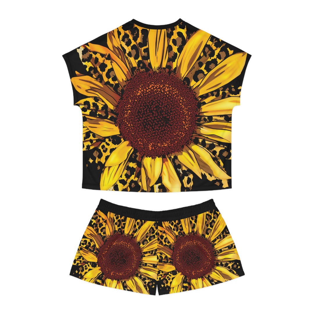 SUNFLOWER-Women's Short Pajama Set (AOP)
