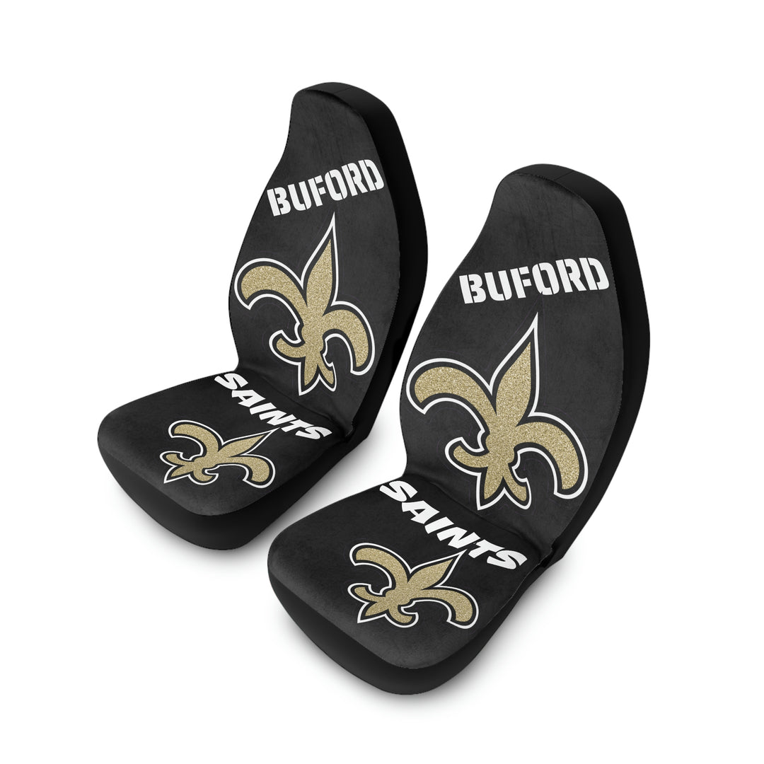 BUFORD-SAINTS-Polyester Car Seat Covers