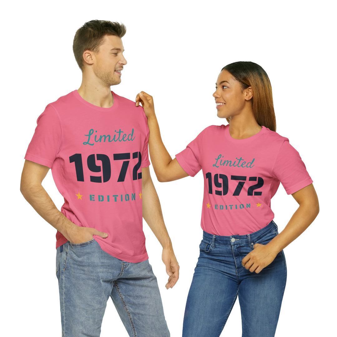 1972 limited edition Unisex Jersey Short Sleeve Tee