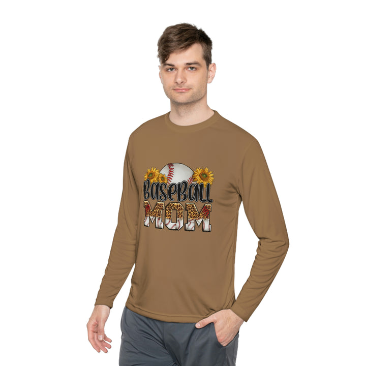 BASEBALL-MOM-Unisex Lightweight Long Sleeve Tee