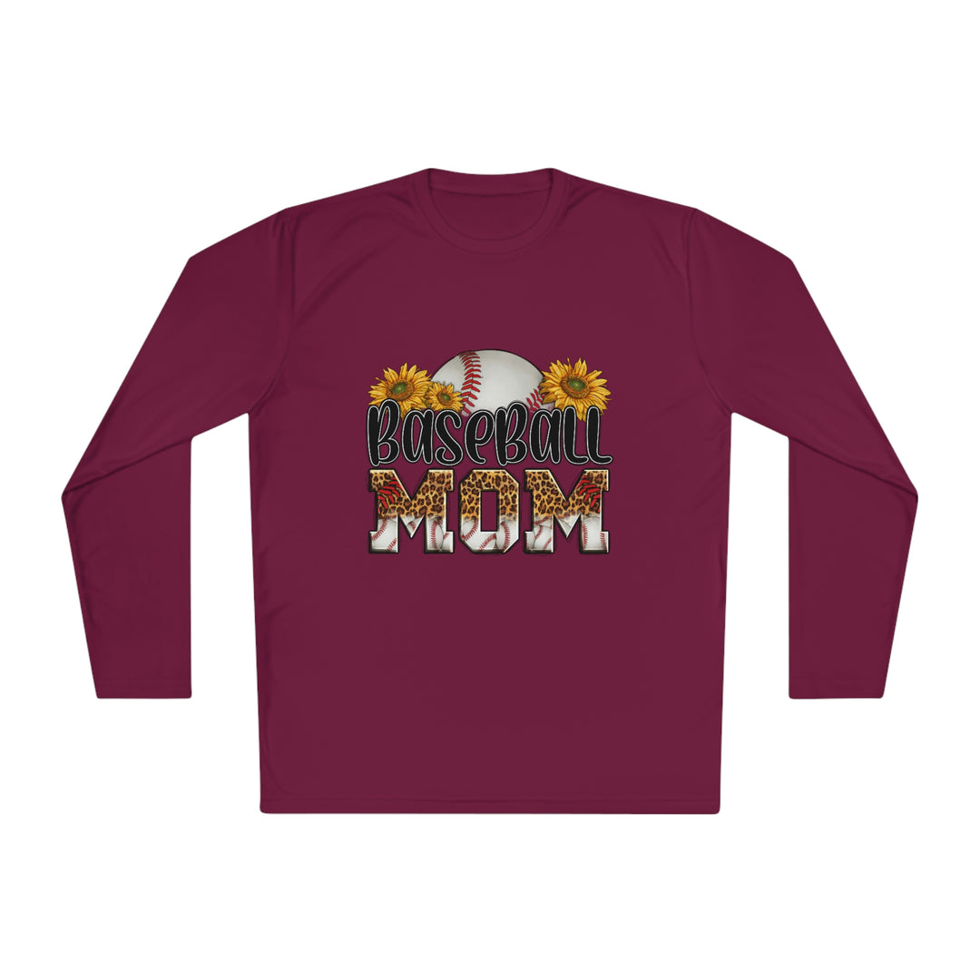BASEBALL-MOM-Unisex Lightweight Long Sleeve Tee