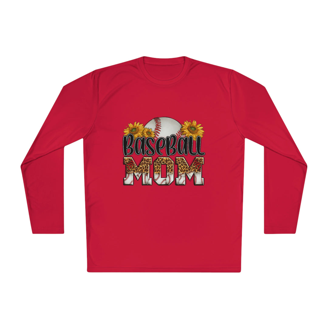BASEBALL-MOM-Unisex Lightweight Long Sleeve Tee