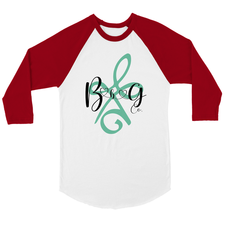 BBG Co. Unisex 3/4 sleeve Raglan T-shirt