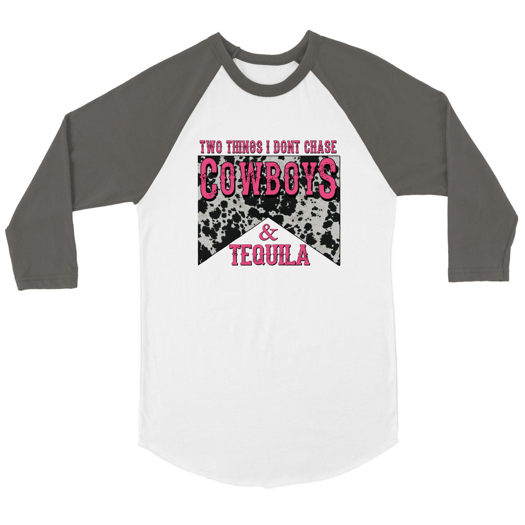 COWBOYS & TEQUILA-Unisex 3/4 sleeve Raglan T-shirt
