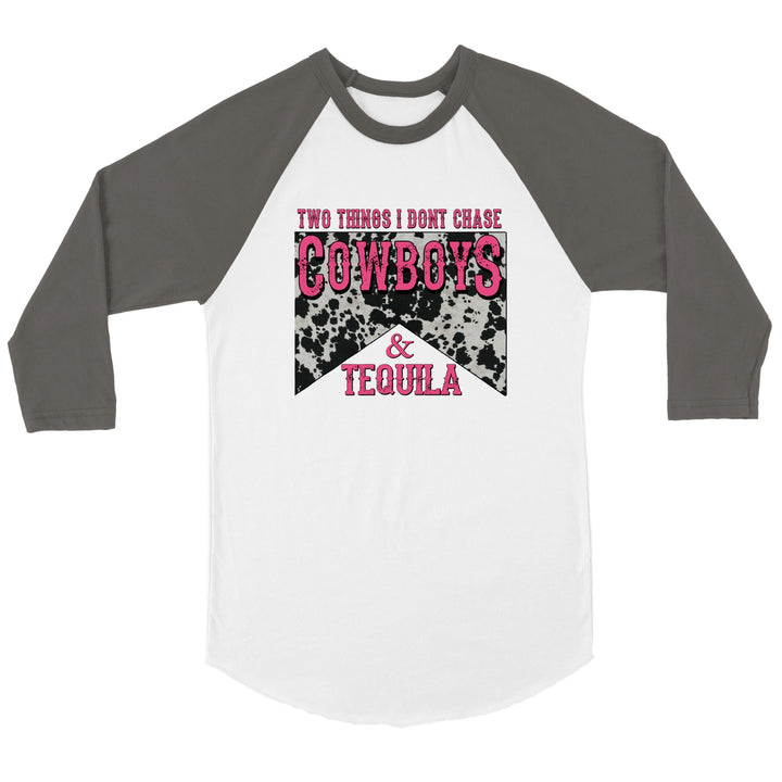 COWBOYS & TEQUILA-Unisex 3/4 sleeve Raglan T-shirt