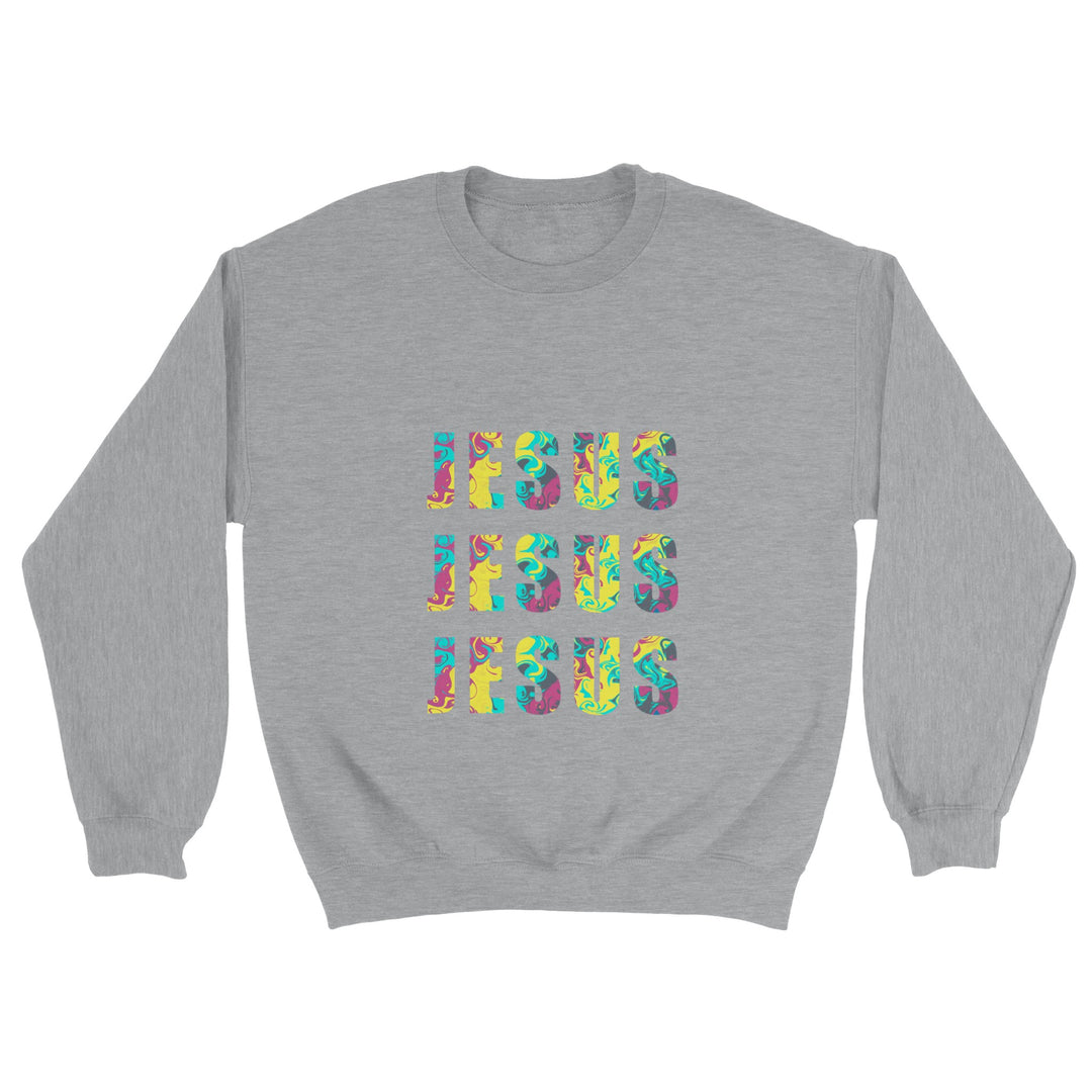 JESUS-JESUS-JESUS-Classic Unisex Crewneck Sweatshirt