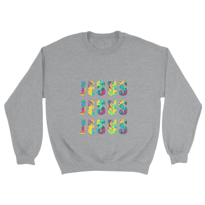 JESUS-JESUS-JESUS-Classic Unisex Crewneck Sweatshirt