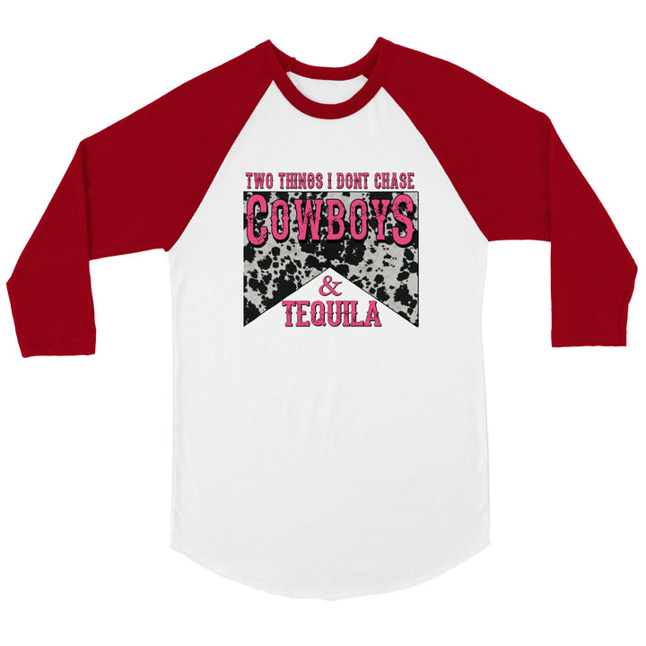 COWBOYS & TEQUILA-Unisex 3/4 sleeve Raglan T-shirt