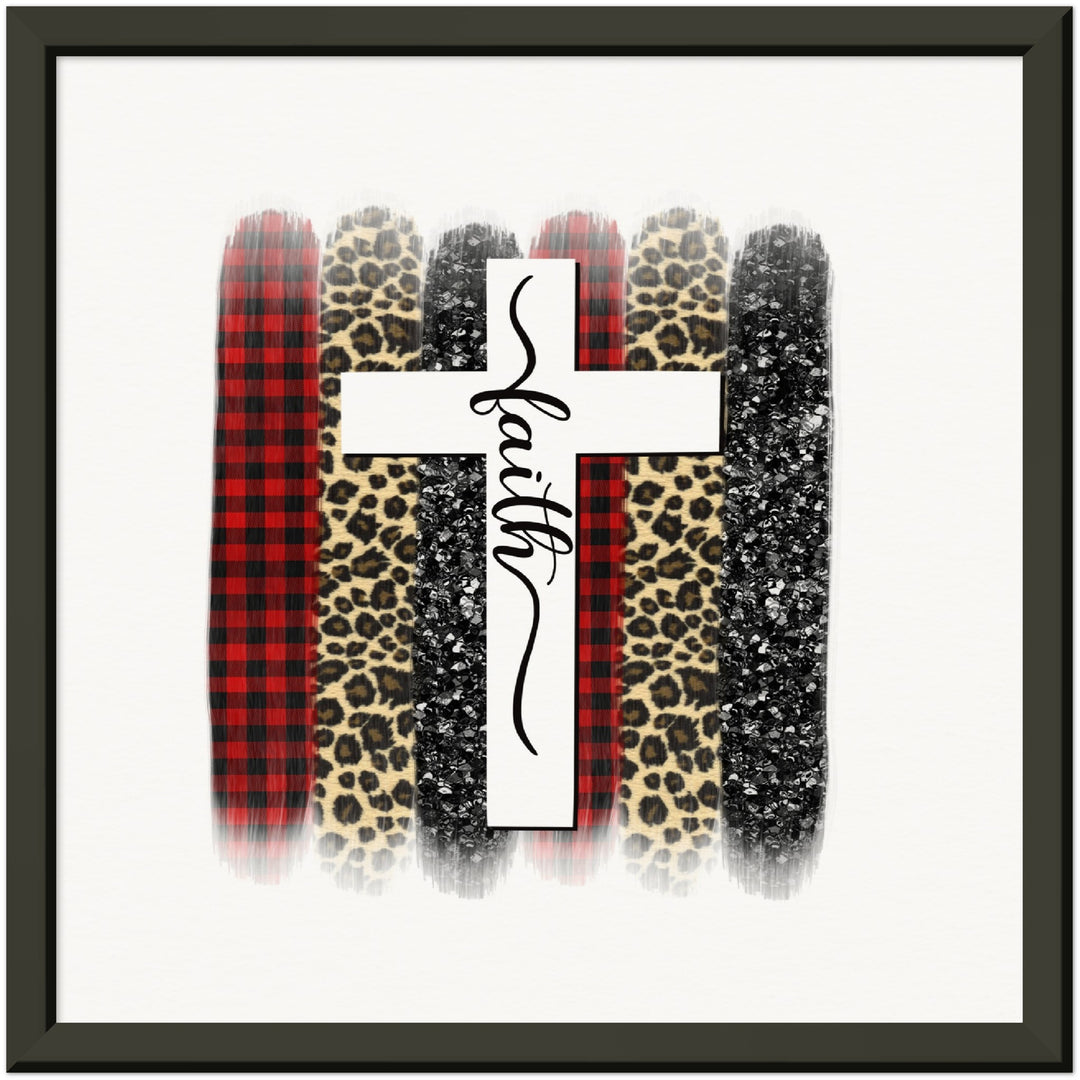 FAITH-Museum-Quality Matte Paper Metal Framed Poster