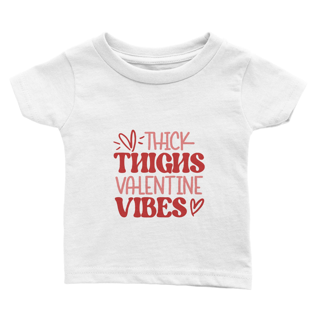 THICK THIGHS VALENTINE-Classic Baby Crewneck T-shirt