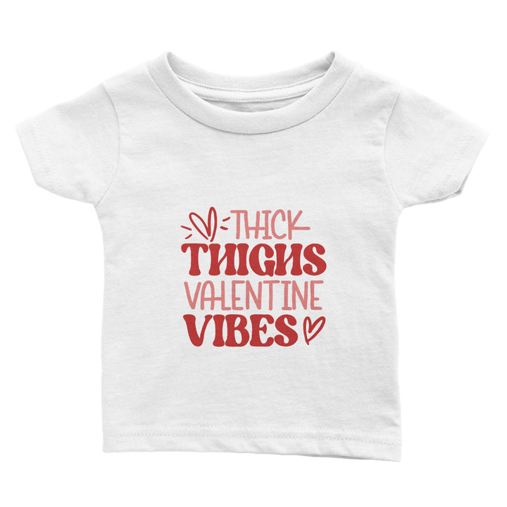 THICK THIGHS VALENTINE-Classic Baby Crewneck T-shirt
