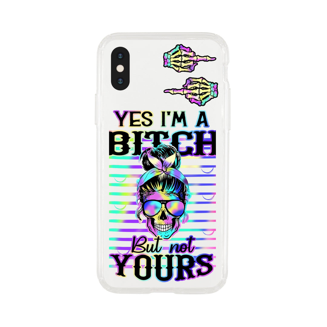 SKULL BITCH-Clear case