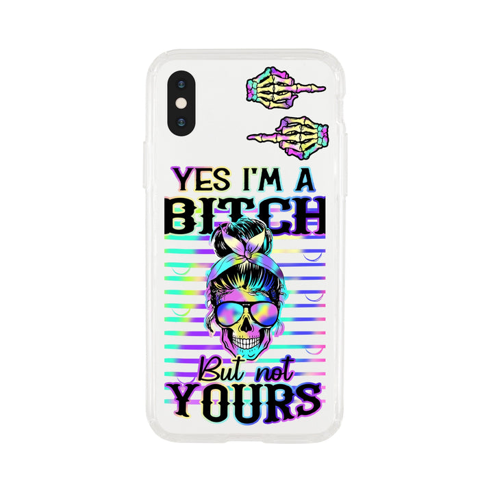 SKULL BITCH-Clear case