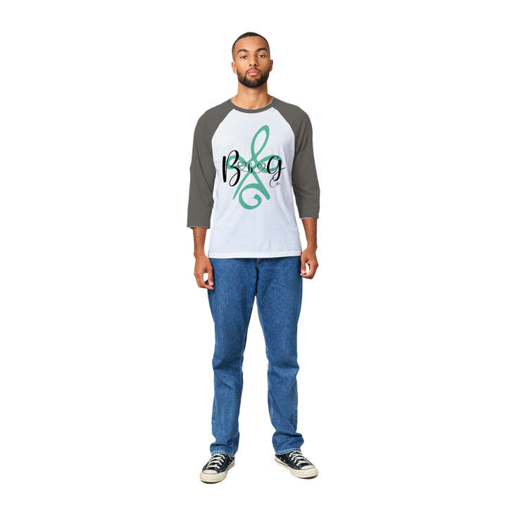 BBG Co. Unisex 3/4 sleeve Raglan T-shirt