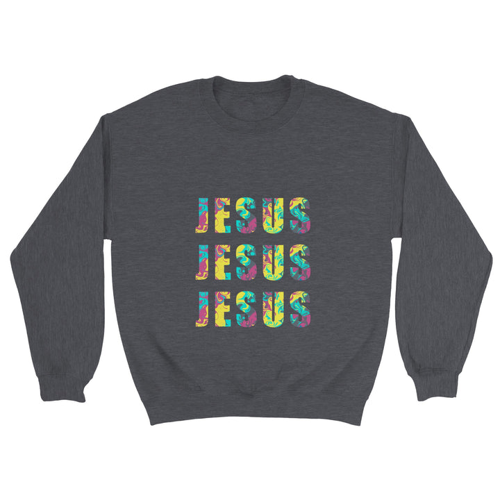 JESUS-JESUS-JESUS-Classic Unisex Crewneck Sweatshirt