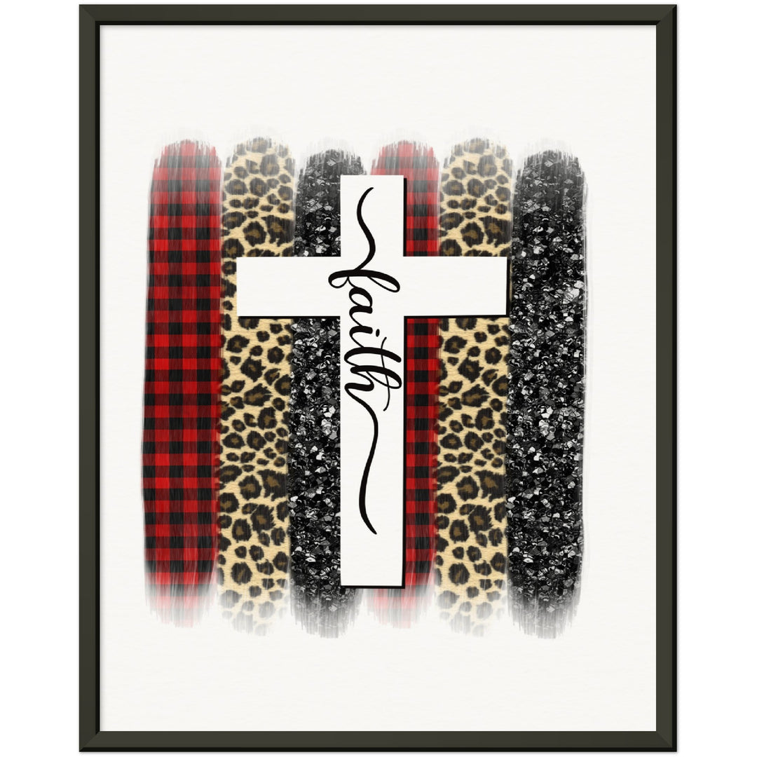 FAITH-Museum-Quality Matte Paper Metal Framed Poster
