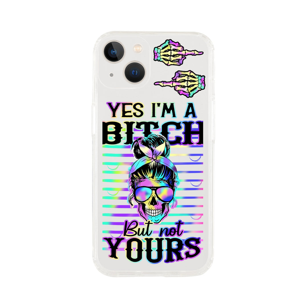 SKULL BITCH-Clear case