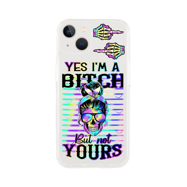 SKULL BITCH-Clear case