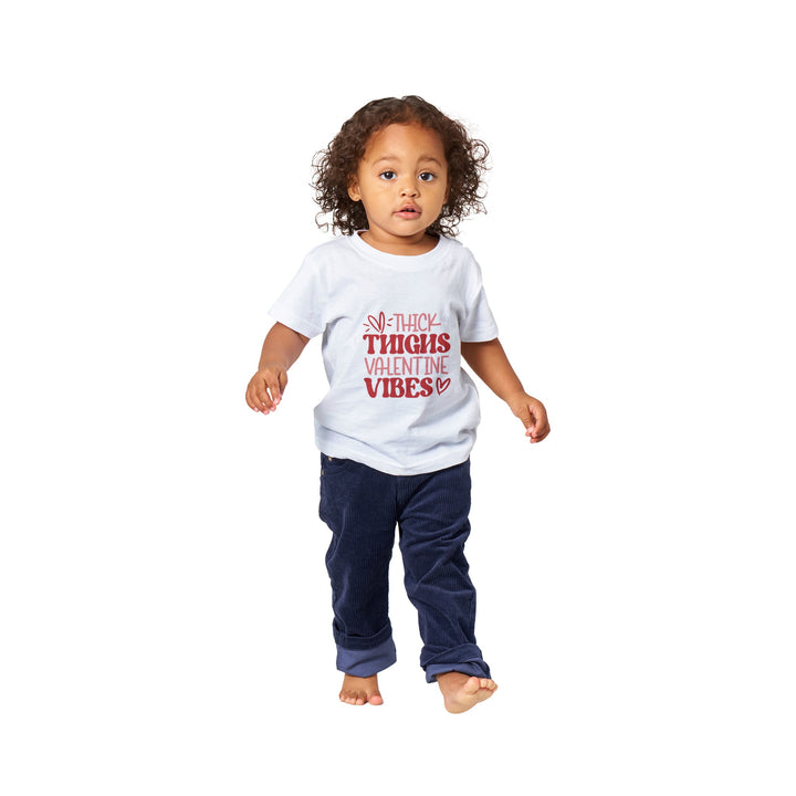 THICK THIGHS VALENTINE-Classic Baby Crewneck T-shirt