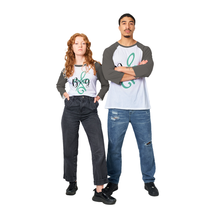 BBG Co. Unisex 3/4 sleeve Raglan T-shirt