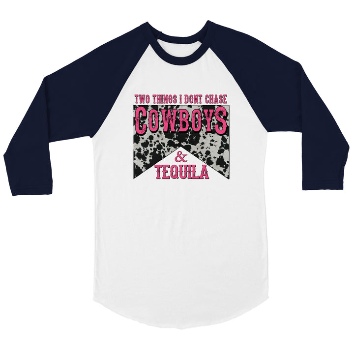 COWBOYS & TEQUILA-Unisex 3/4 sleeve Raglan T-shirt