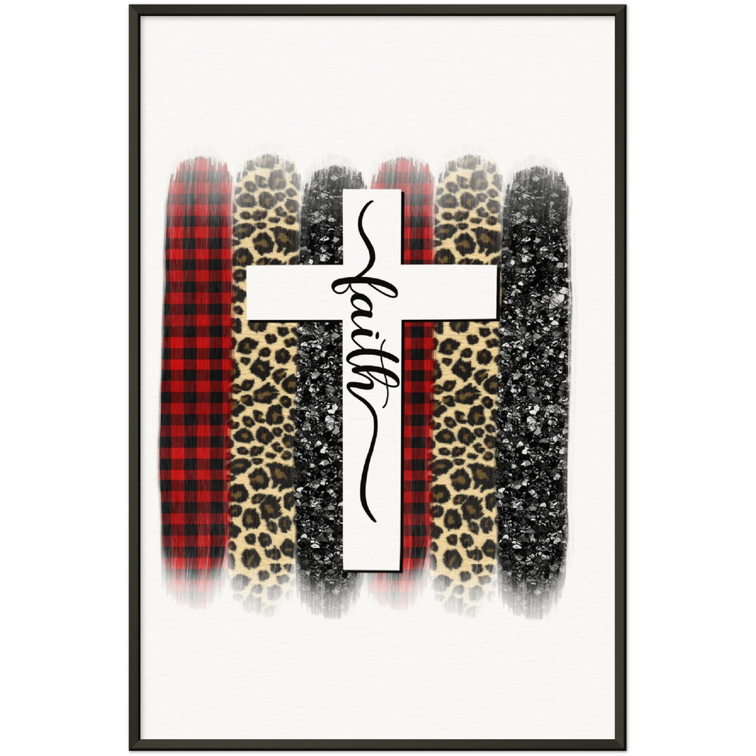 FAITH-Museum-Quality Matte Paper Metal Framed Poster