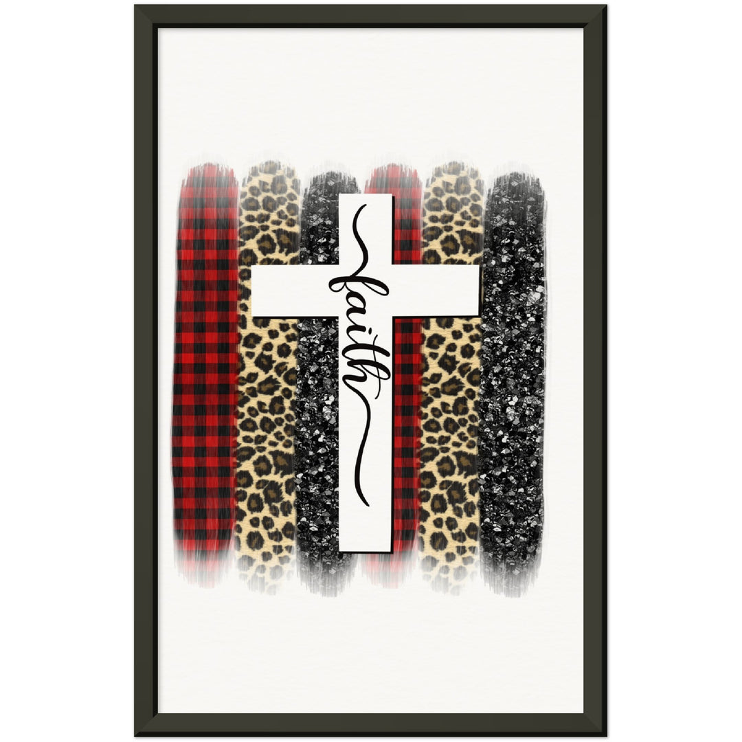 FAITH-Museum-Quality Matte Paper Metal Framed Poster