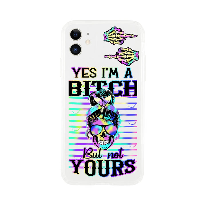 SKULL BITCH-Clear case