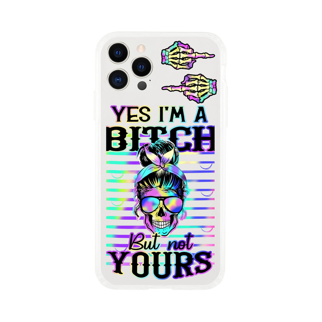 SKULL BITCH-Clear case