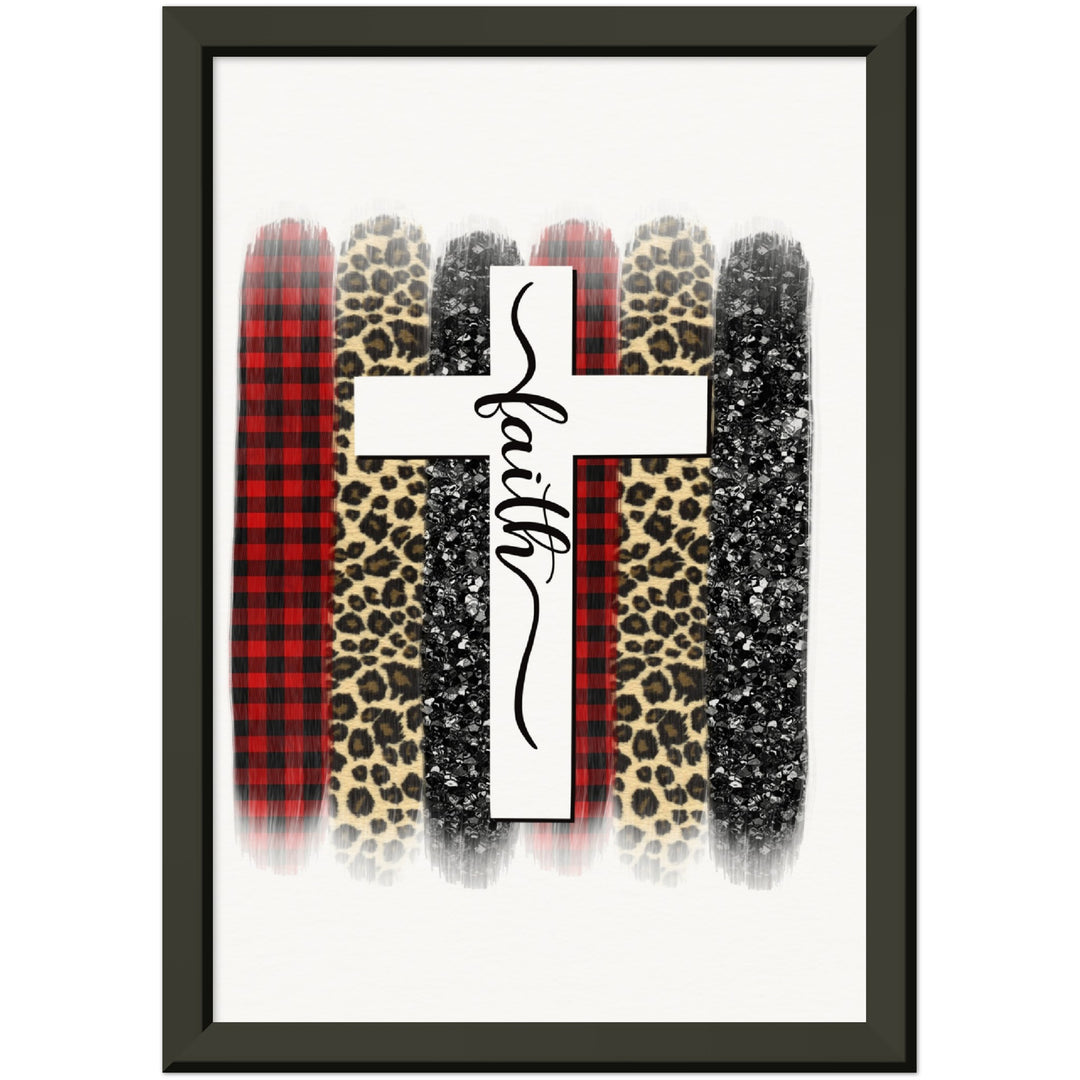 FAITH-Museum-Quality Matte Paper Metal Framed Poster